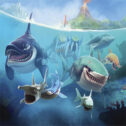 hungry shark world مهكرة