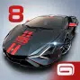 تحميل لعبة asphalt 8 apk + data مهكرة اخر اصدار للاندرويد